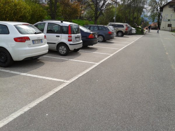 Parking
at Klobenstein / Collalbo