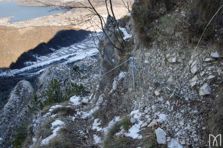Sentiero attrezzato 222 Da M.te Cimone (1525m) al Col dele Albarele (620m)
