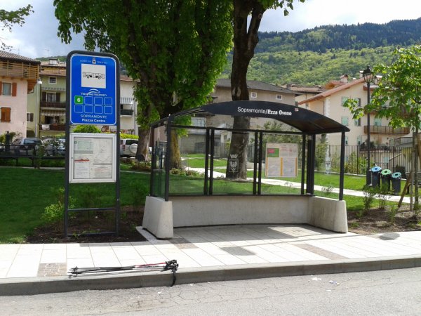 Sopramonte
bus stop, Piazza Oveno