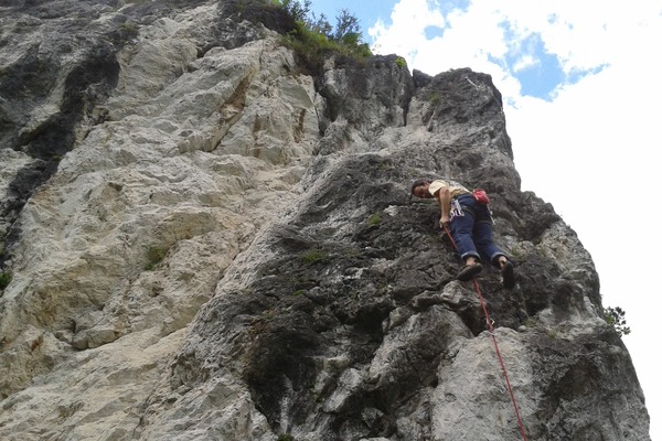 Taibon Agordino Cliff