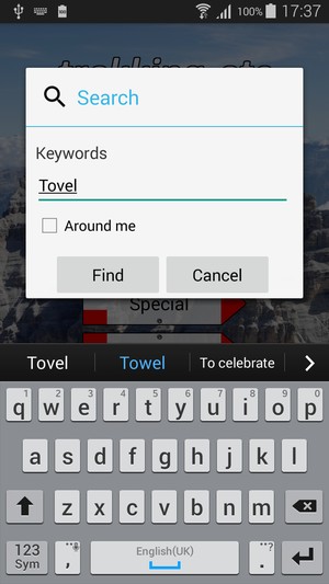 Search by keywords