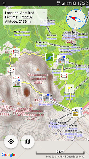 Map, offline 