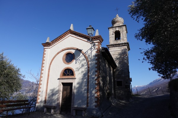 Chiesa di San Siro
e bivio sx