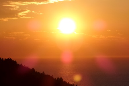 Il sole dopo l'alba
dal sentiero per Monte Conero