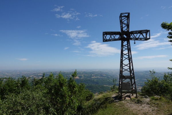Croce di Monte Murano
panorama verso la Vallesina