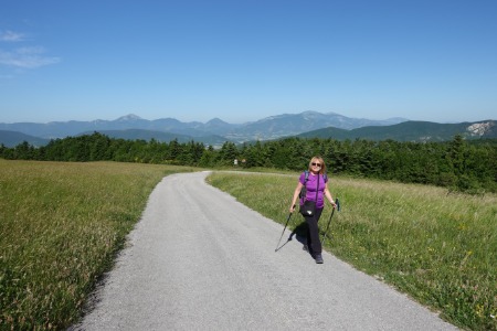 In cammino
verso Monte Murano