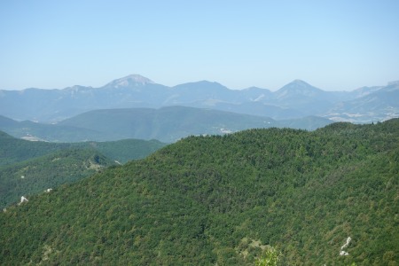 Monte Murano
panorama verso l'appennino