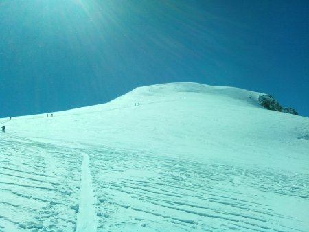 la cima ormai vicina