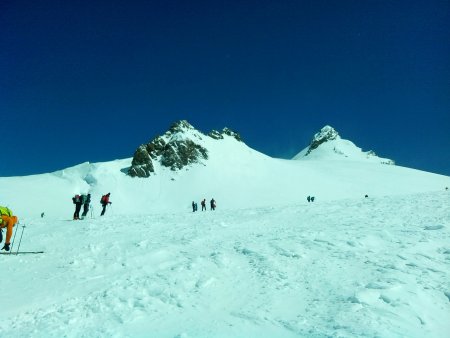 nei pressi della sella tra Balmenhorn e Piramide Vincent