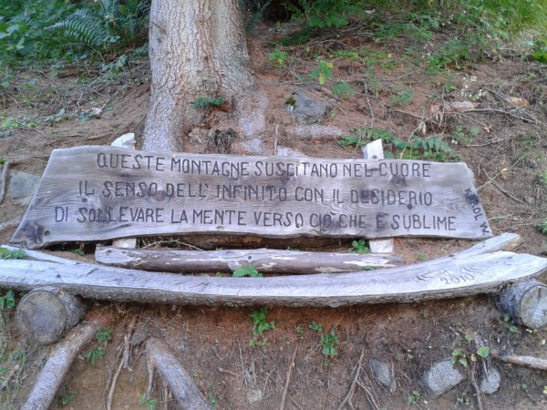 Bench
with a phrase from Karol Wojtyła