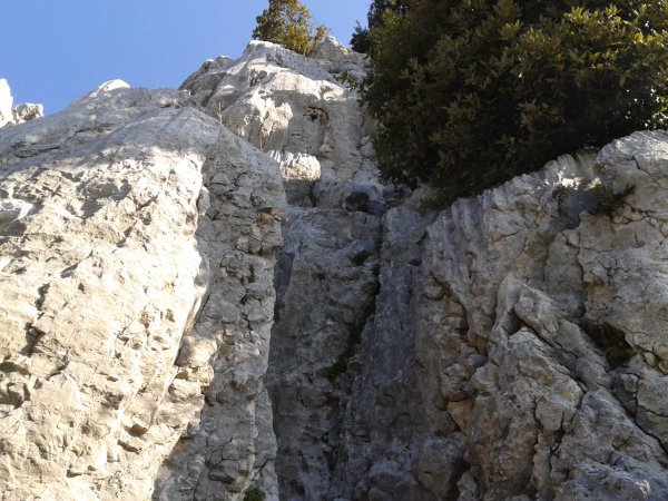 Start of climbing route
