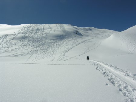 Pendii sotto la vetta