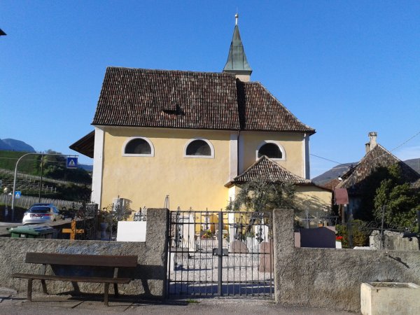 Crossing
and church