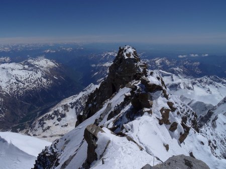 64 - Passaggio in cresta sulla Dufour