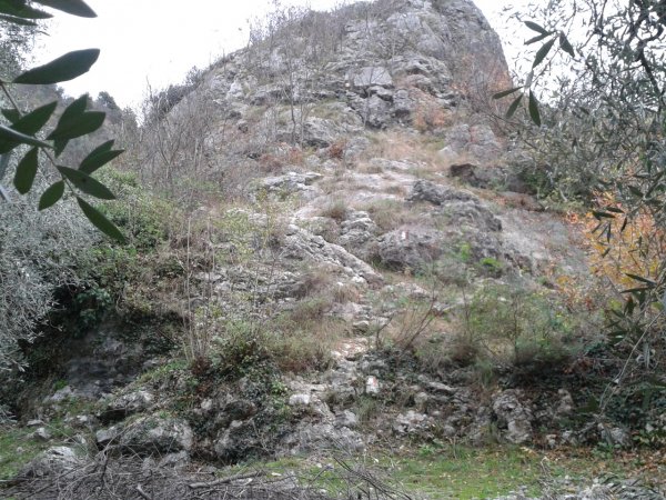 Start of climbing route

