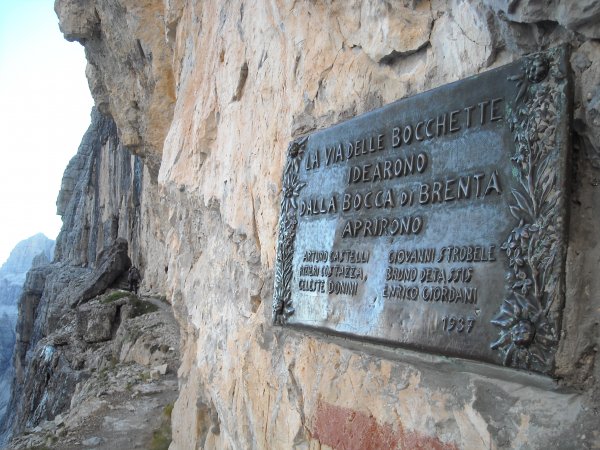 Start of Ferrata
of Bocchette Centrali