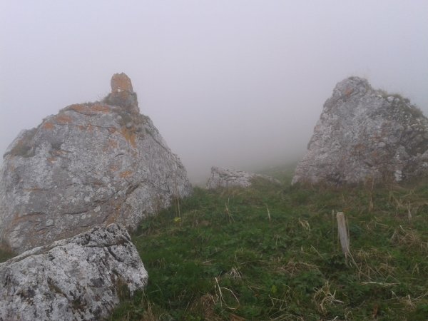 Two boulders
