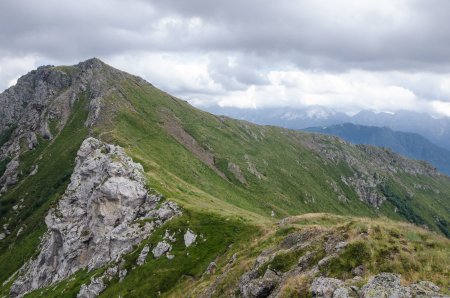 Forcella Toac (2273m)
Avvicinandosi a Forcella Toac (2273m), vista da NO.