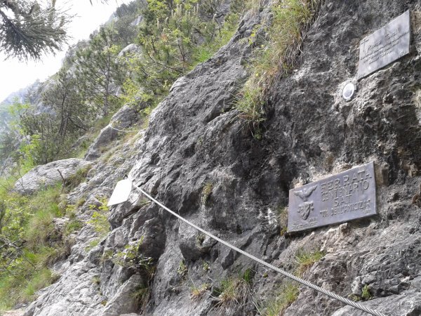 Start of ferrata
