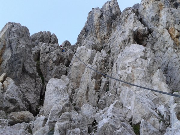 Start of ferrata
