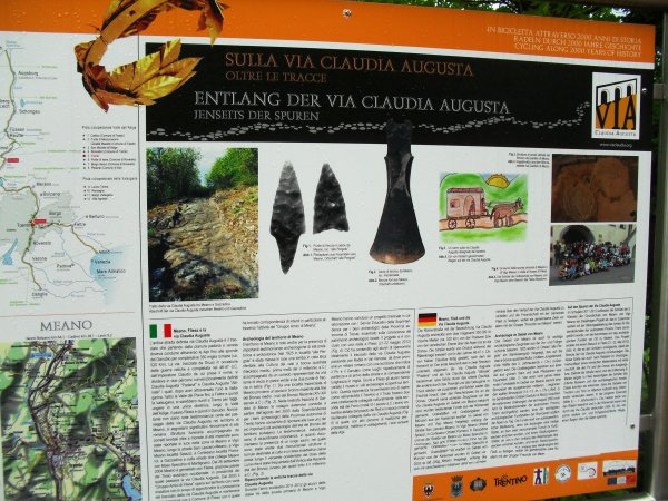 Fork
on the Claudia Augusta Route