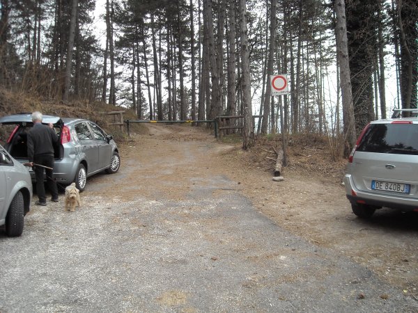 Start of Strada della Flora
