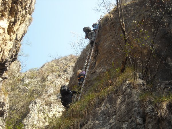 Start of ferrata
