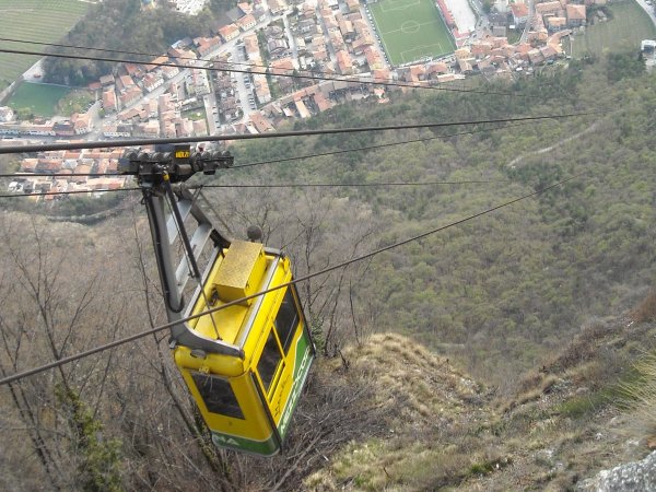 Upper cable-car station
