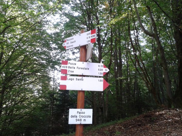 Location Passo della Croccola
and fork 409-409b