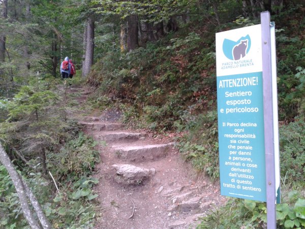 Stairs
and warning