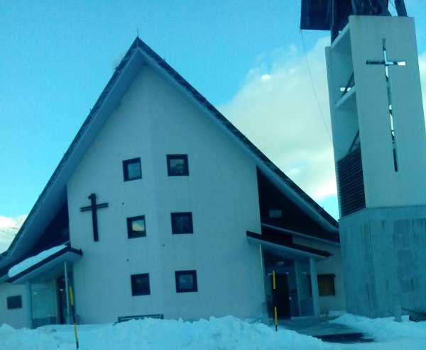 Parking
near the curch