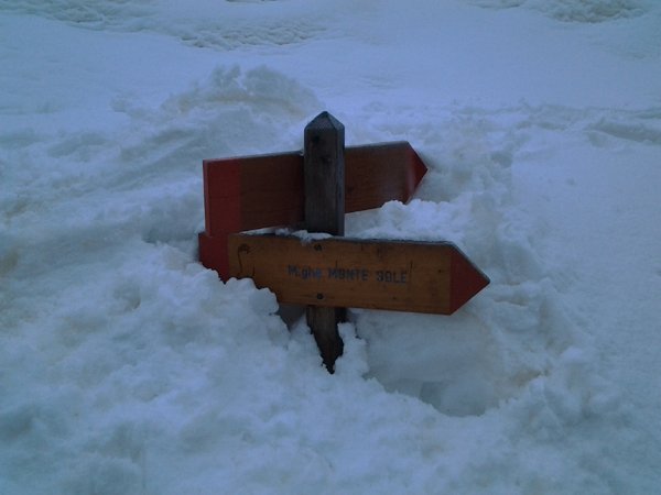 Fork
follow to Malghe Monte Sole