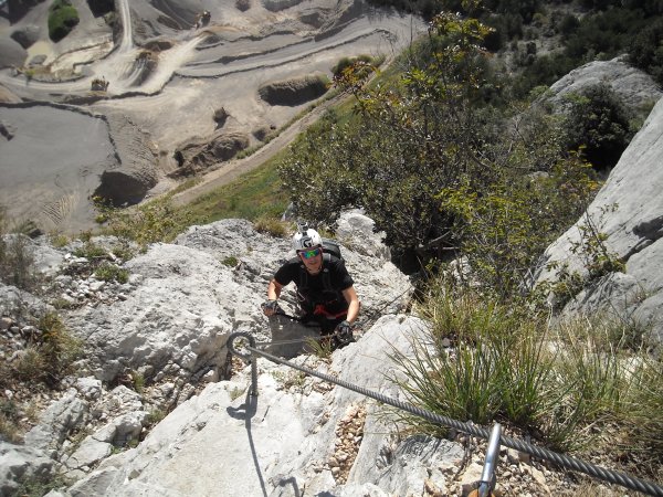 Start of ferrata

