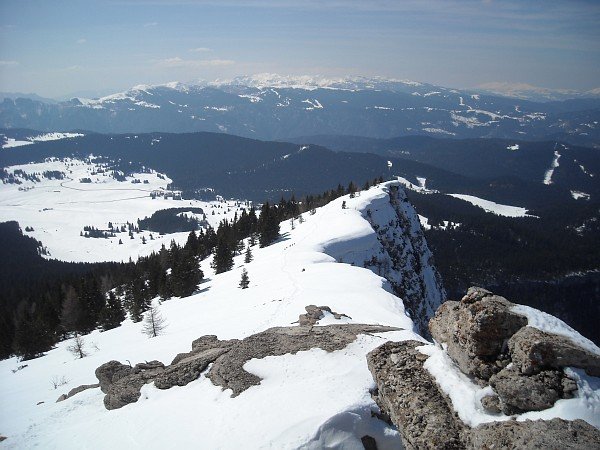 Cresta del Pizzo di Levico, verso il Pizzotto