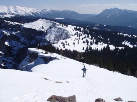 Discesa  dal Pizzo di Levico