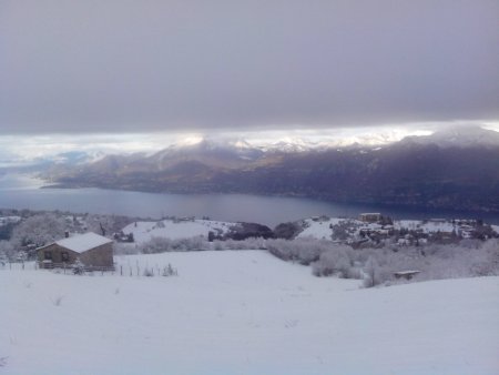 lago alle spalle