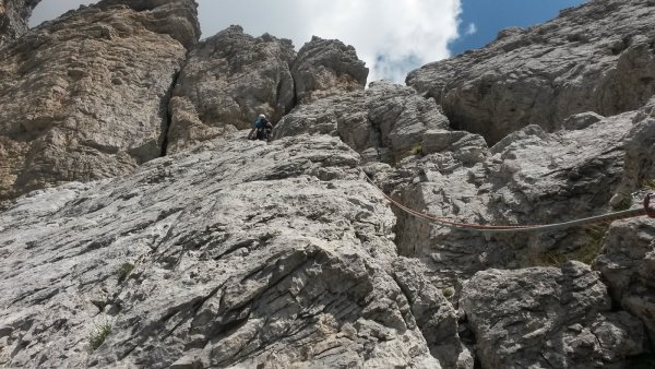 Torre della gigia Via L'Approdo di Enea, ultimo tiro