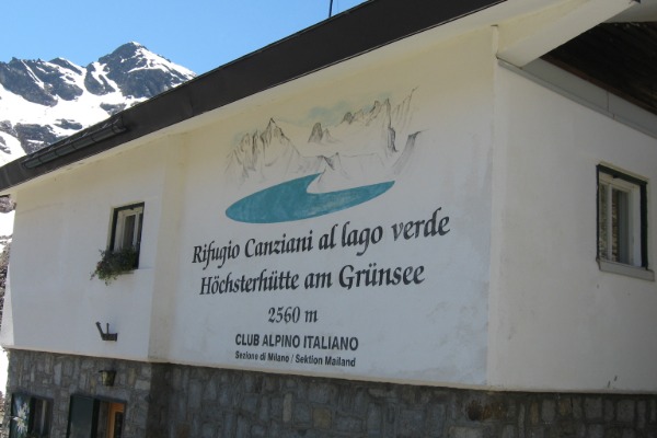 Rifugio Canziani
al Lago Verde