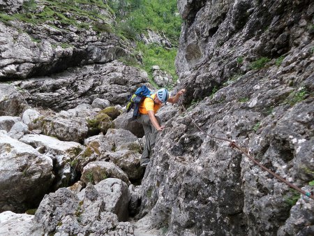 Orrido delle Comelle
passaggio attrezzato
