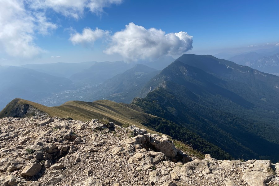 Panorama dal Cornetto
verso lo Stivo