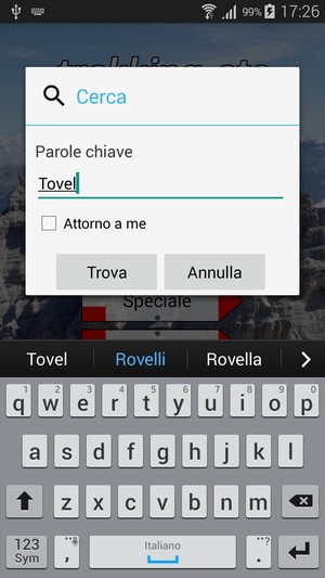 Cerca per parole chiave