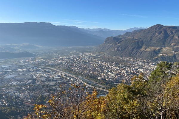 Punto panoramico
lungo la Variante del Virgolo