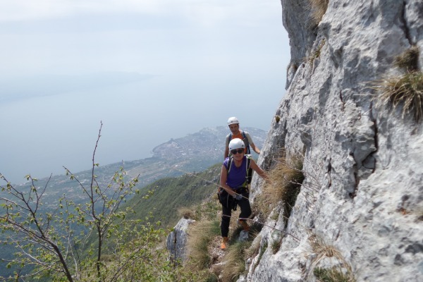 Traverso
con vista sul Lago di Garda