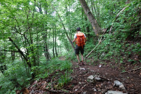 In cammino
lungo il Sentiero delle Gemelle