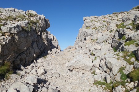 Passo del Camino, sx per vetta
