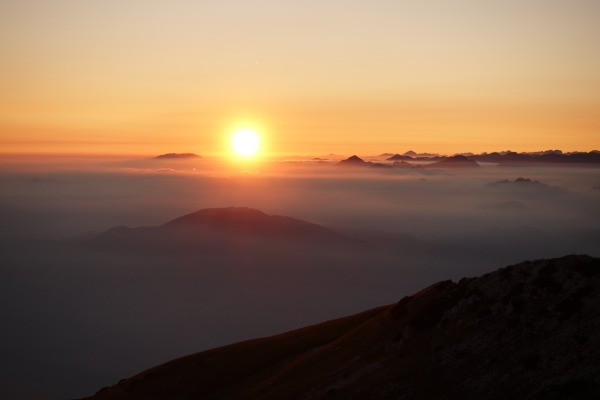 Tramonto
dal Rifugio Telegrafo