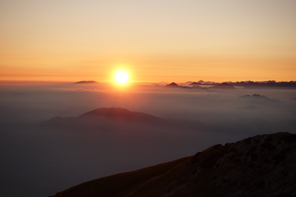 Grande Giro del Garda (Rock) - tramonto a Rifugio telegrafo