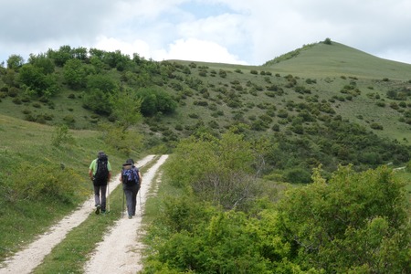 In cammino
verso Monte Valmontagnana