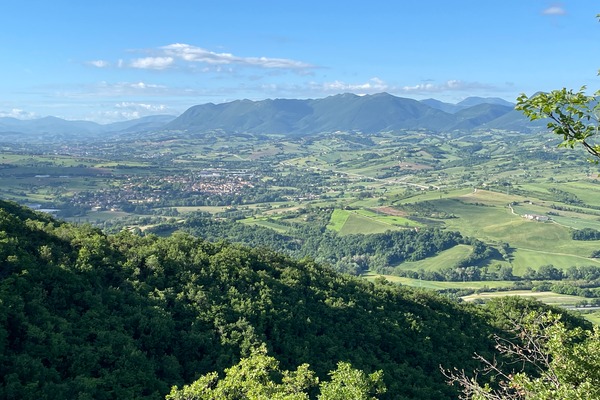 Panorama
verso Cerreto d'Esi