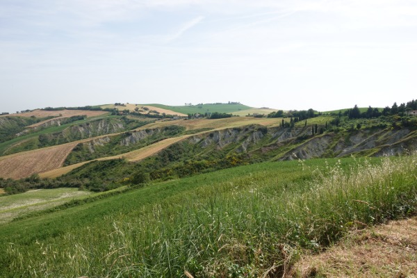 Paesaggio collinare
in vista di Santa Maria Nuova